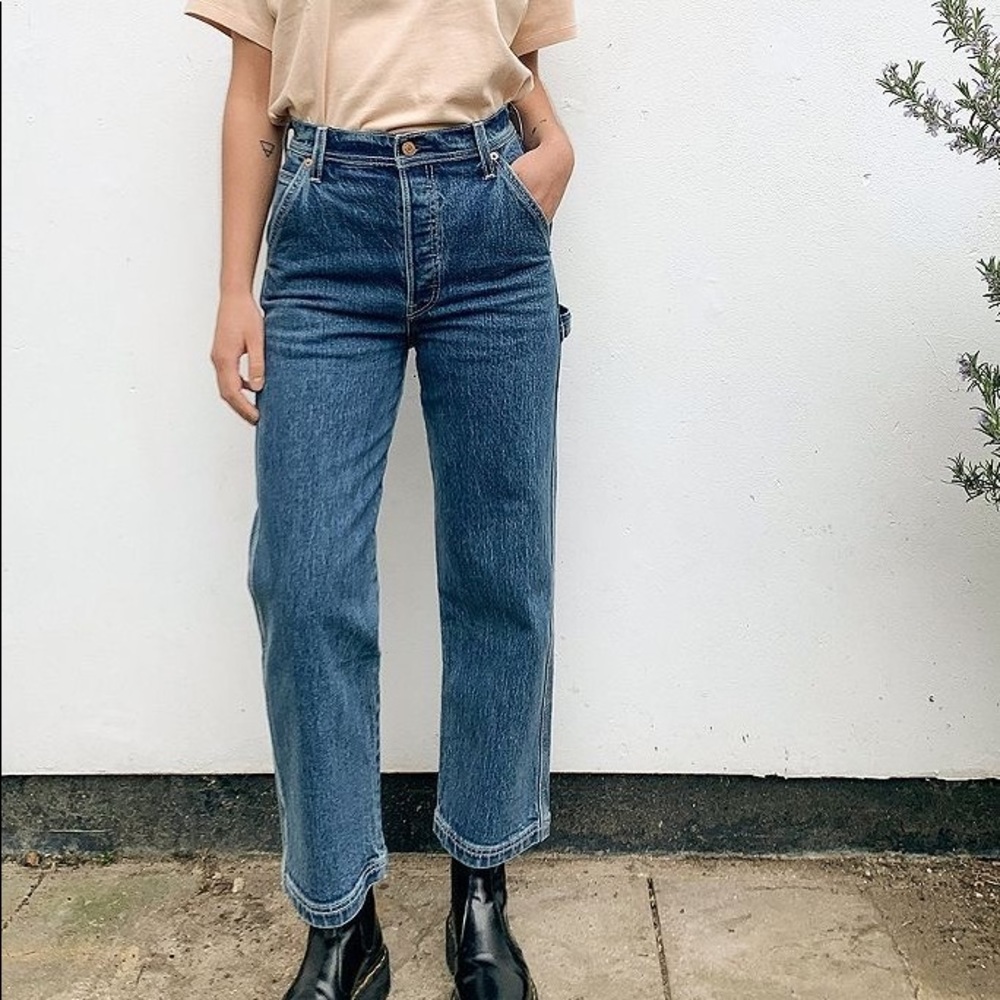 Levi Ribcage Ankle Utility Jeans Pants